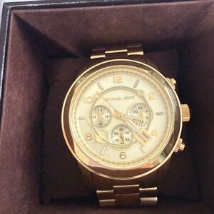 Michael Kors Rose Gold Chronograph Bracelet Watch